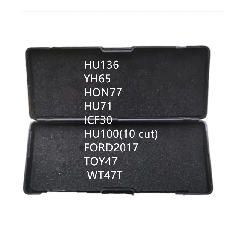 LiShi 2 в 1 HU136 YH65 HON77 HU71 ICF30 HU100(10 cut) FORD2017 TOY47 WT47T слесарный инструмент для всех