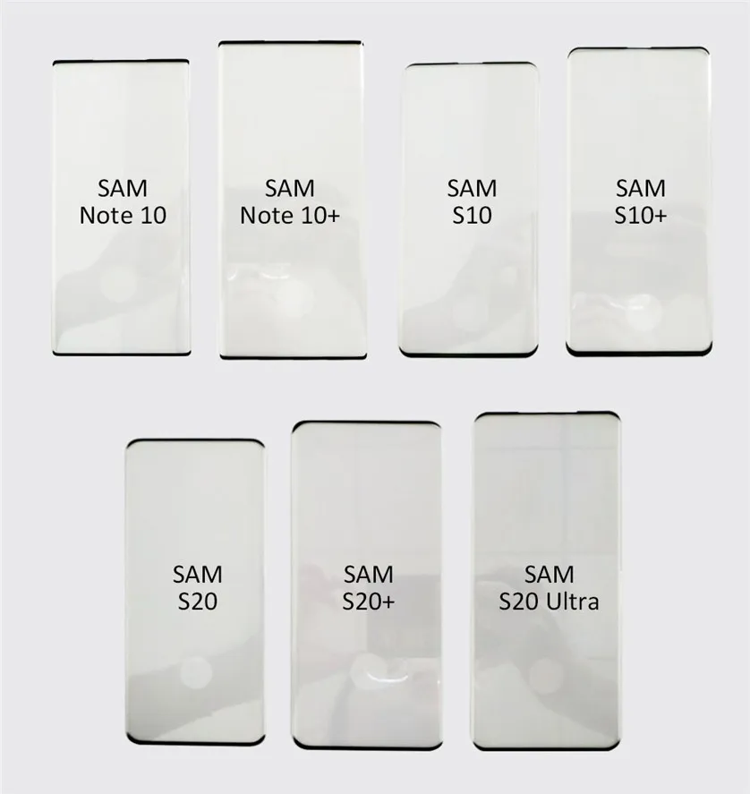 9H 3D закаленное стекло с большой изогнутой поверхностью на весь экран Защитная