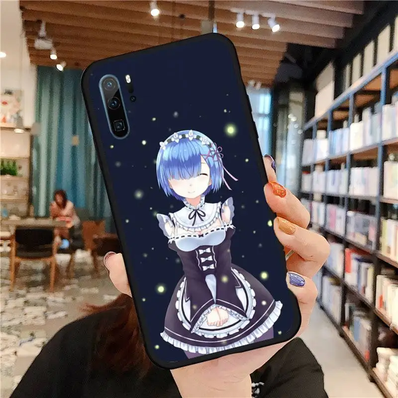 

ZERO Ram Rem In Another World Phone Cases For Huawei honor Mate P 9 10 20 30 40 Pro 10i 7 8 a x Lite nova 5t Soft silicone funda