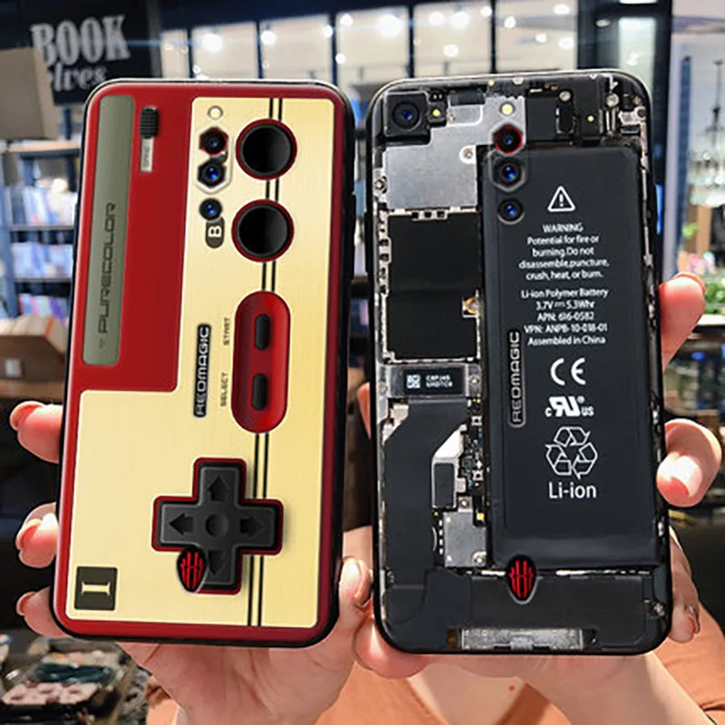 Чехол для ZTE Nubia Red Magic 5G Силиконовый Модный чехол из ТПУ задней панели RedMagic nx609j