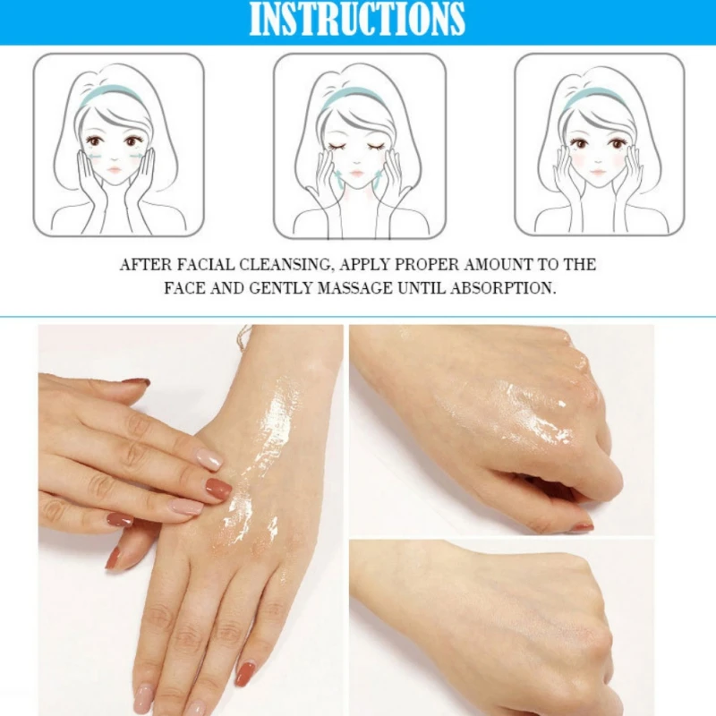 

30ml Facial Hyaluronic Acid Essence Face Serum Pores Anti Aging Lifting Firming Anti Wrinkle