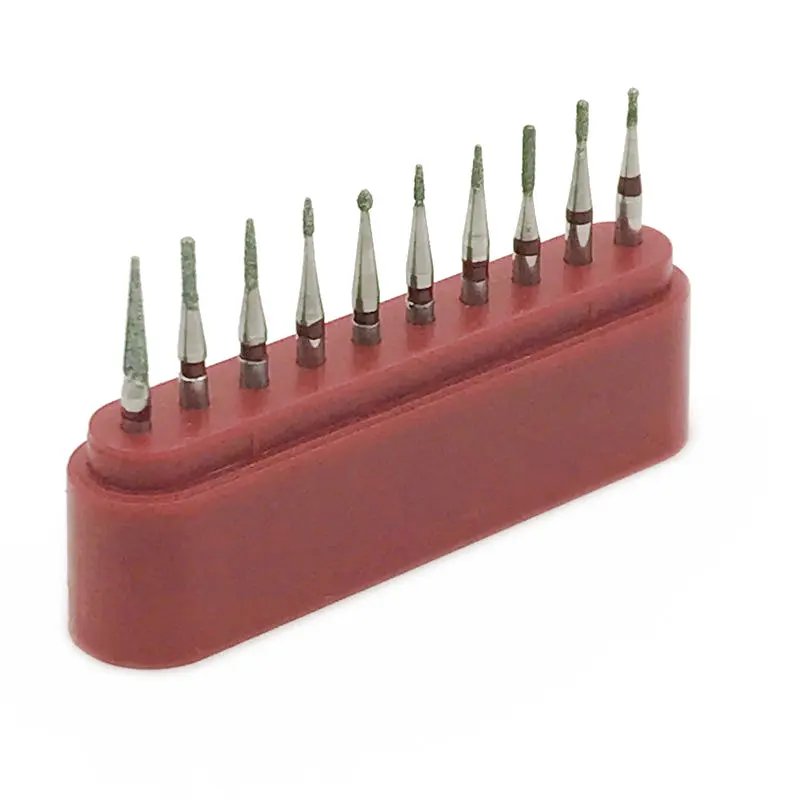 10 шт./компл. стоматологический Алмазный Набор боров для детских зубов подготовки