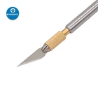 Универсальный 936 Электрический паяльник Отопление ракельный нож для Мобильный телефон Процессор в корпусе с шариковыми выводами УФ-клея удаление инструмент для очистки