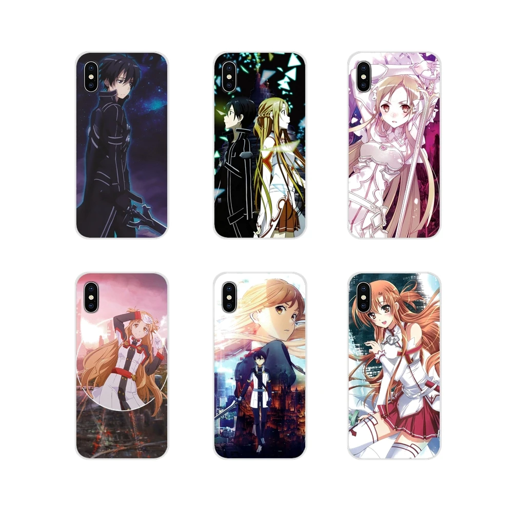 Sword Art Online SAO Anime для Huawei G7 G8 P8 P9 P10 P20 P30 Lite Mini Pro P Smart Plus 2017 2018 2019 силиконовый чехол