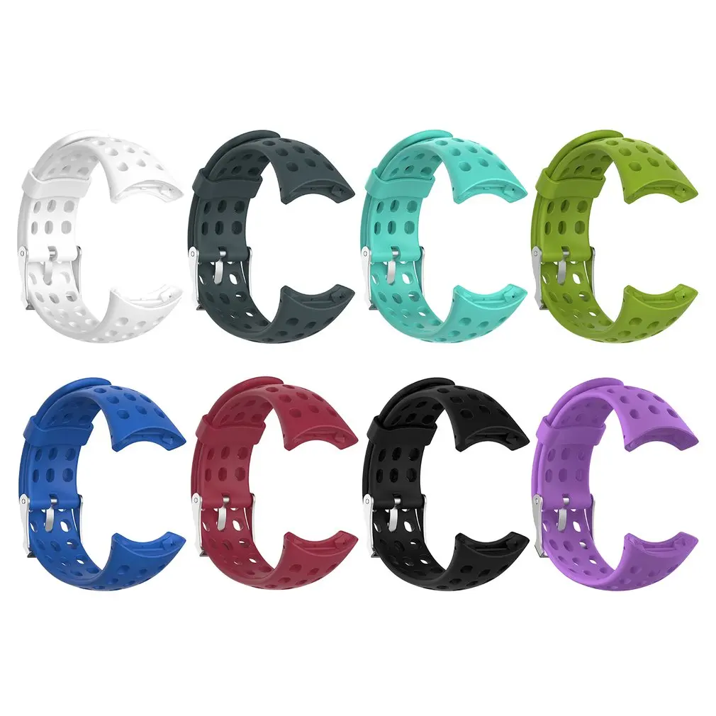 Мягкие силиконовые наручные часы ремешок регулируемый Смарт Браслет замена для