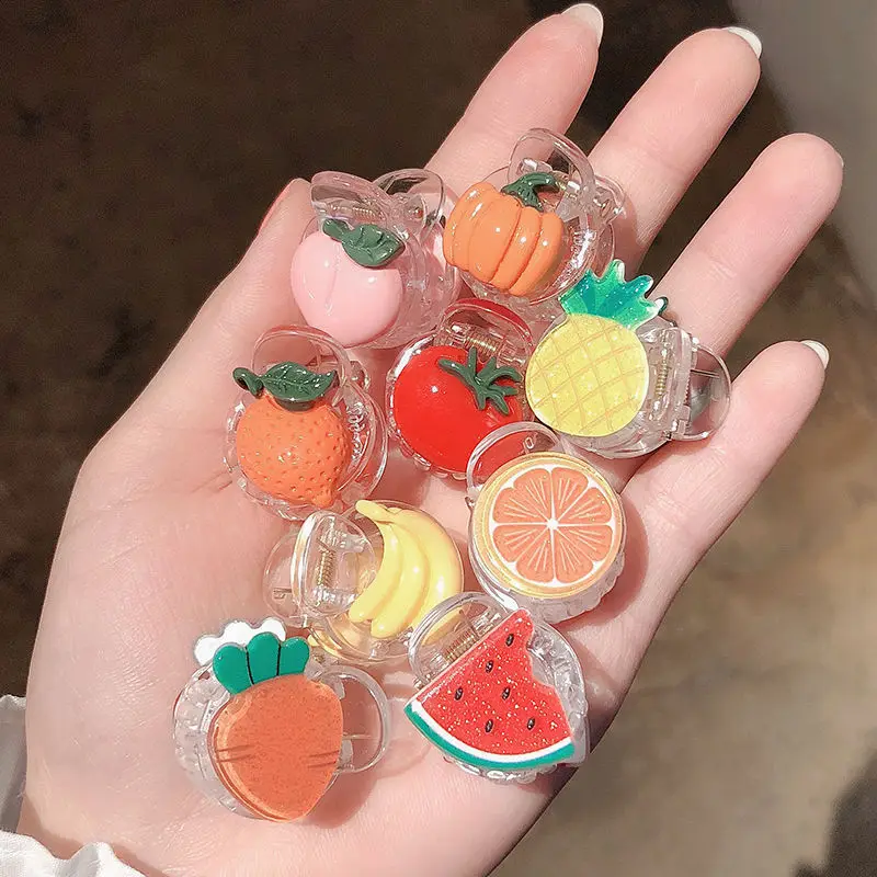

10PCS Cute Fruits Vegetables Hairpin Birthday Party Favors Bridesmaid Christmas Gift Valentine's Surprised Ideas Pinata Fillers
