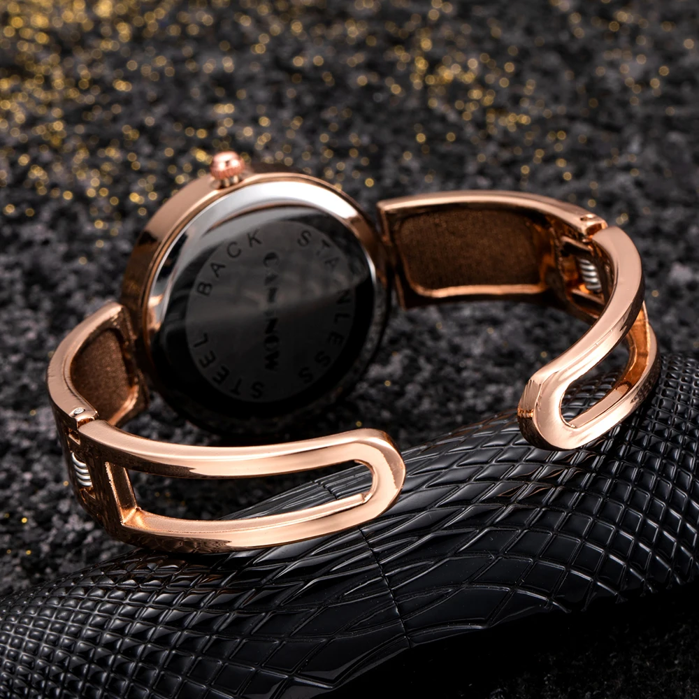 

Ladies Bracelet Watch Fashion Luxury Creative Simple Quartz Watch WomenS Dress Steel Mesh Watches PopClock Relogio Feminino