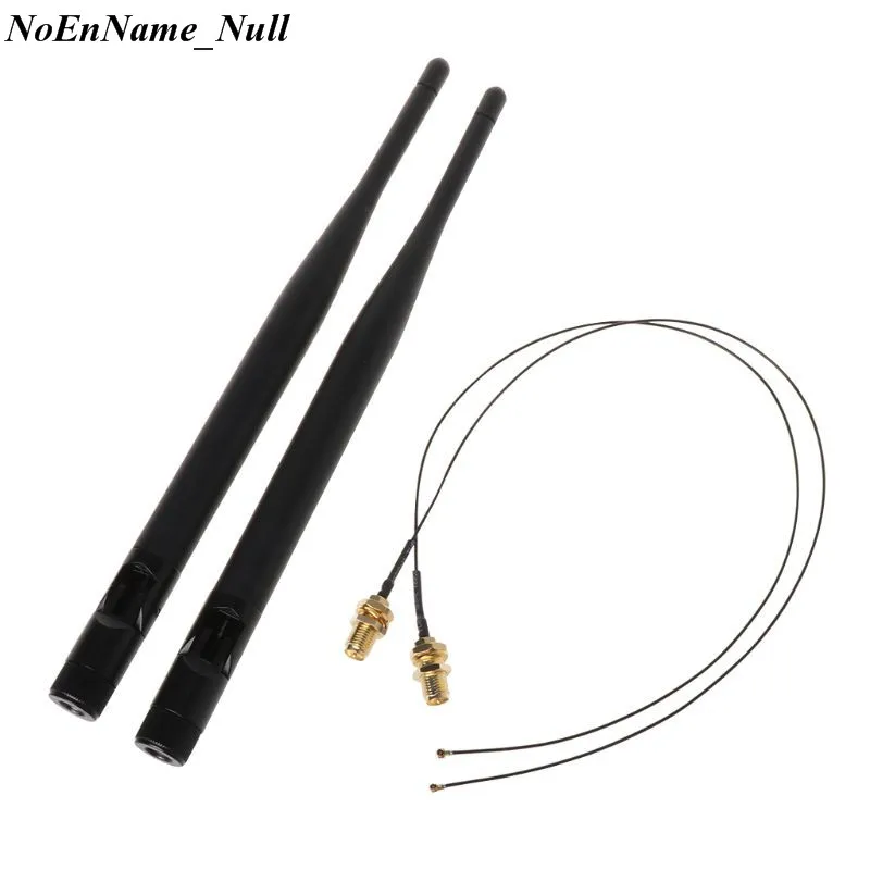

Кабель для антенны Wifi 35EA 2x 6dBi M.2 IPEX MHF4 U.fl для Intel AC 9260 9560 8265 8260 7265 NGFF