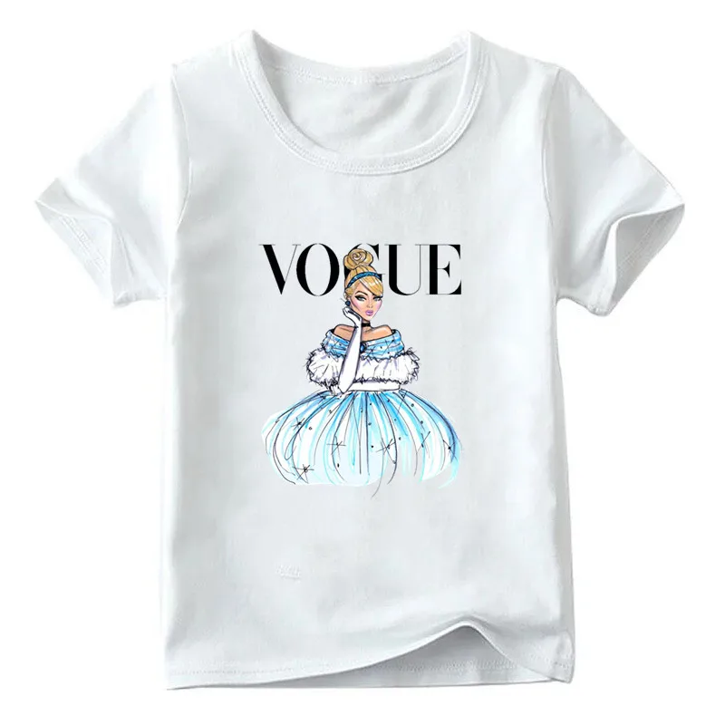 9 Fashion Family Matching Clothes Outfits Look Mother Daughter VOGUE Princess Tshirt Clothing Mommy and Me Family Look T-shirt - Цвет: 9