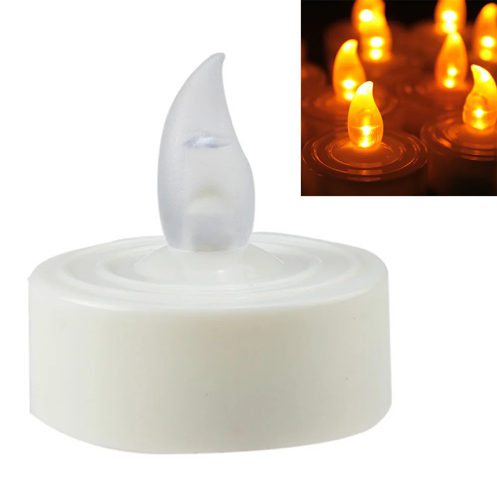 Беспламенная Моделирование свечи электронный праздник Бездымный Tealight украшения