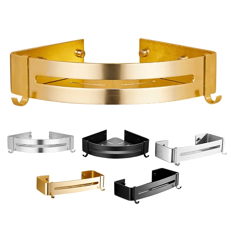 

Угловая треугольная полка для ванной комнаты, корзина для хранения душа, полки, алюминиевая полка, держатель для шампуня, аксессуары для ван...