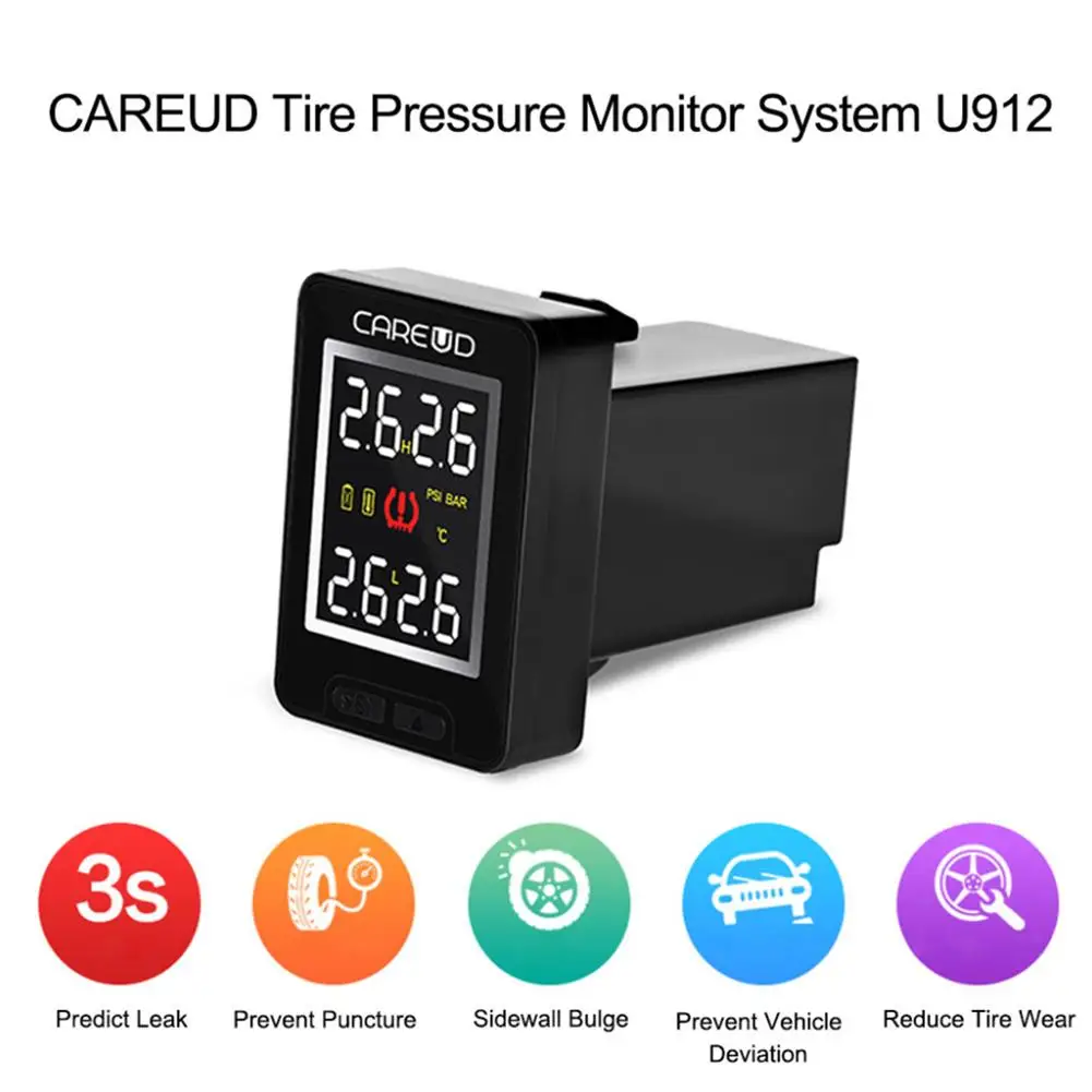 Автомобильный беспроводной TPMS система контроля давления в шинах встроенный