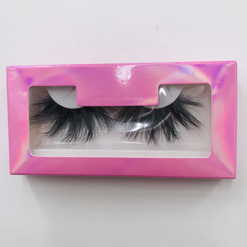 25 мм норковые ресницы 100% ручной работы из натурального меха норки плотные