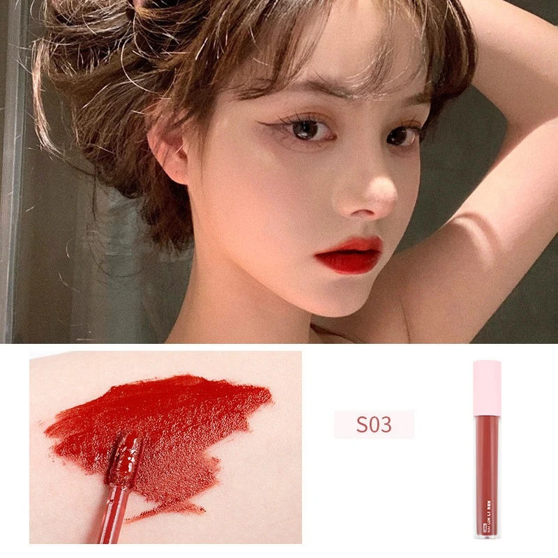 

Silky Lipstick Glaze Matte Long Lasting Moisturizing Velvet Lip Gloss Crystal Glass Lip Makeup Lip Tint Cosmetics