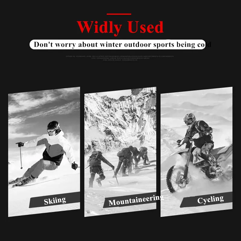 

Outdoor Waterproof Gloves Riding Sports Windproof Touch Screen Gloves for Mountaineering Skiing