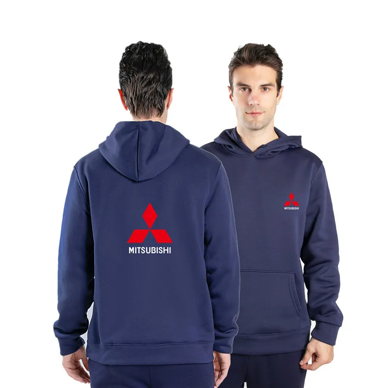 

2021 Spring Autumn NEW Fashion Mitsubishi Car Logo Men's Hoodies Casual Hoodie Sweatshirts Men Print Hoodies Sweatshirt Tops