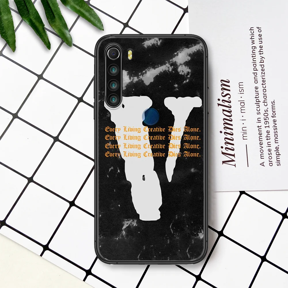 

American Trend Vlone Phone Case For Xiaomi Redmi Note 7 8 8T 9 9S 4X 7 7A 9A K30 Pro Ultra black Cell Silicone Coque Tpu Shell