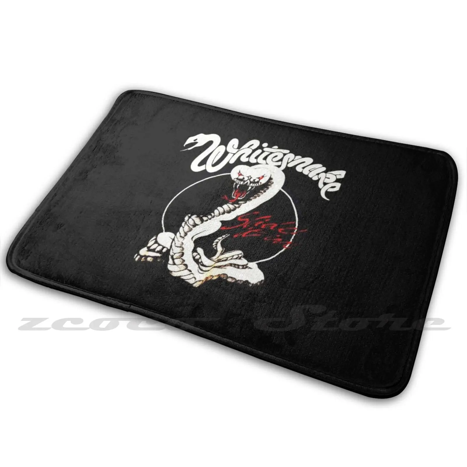 Белые змеиные браслеты новогодние логотипы коврики для двери нескользящий