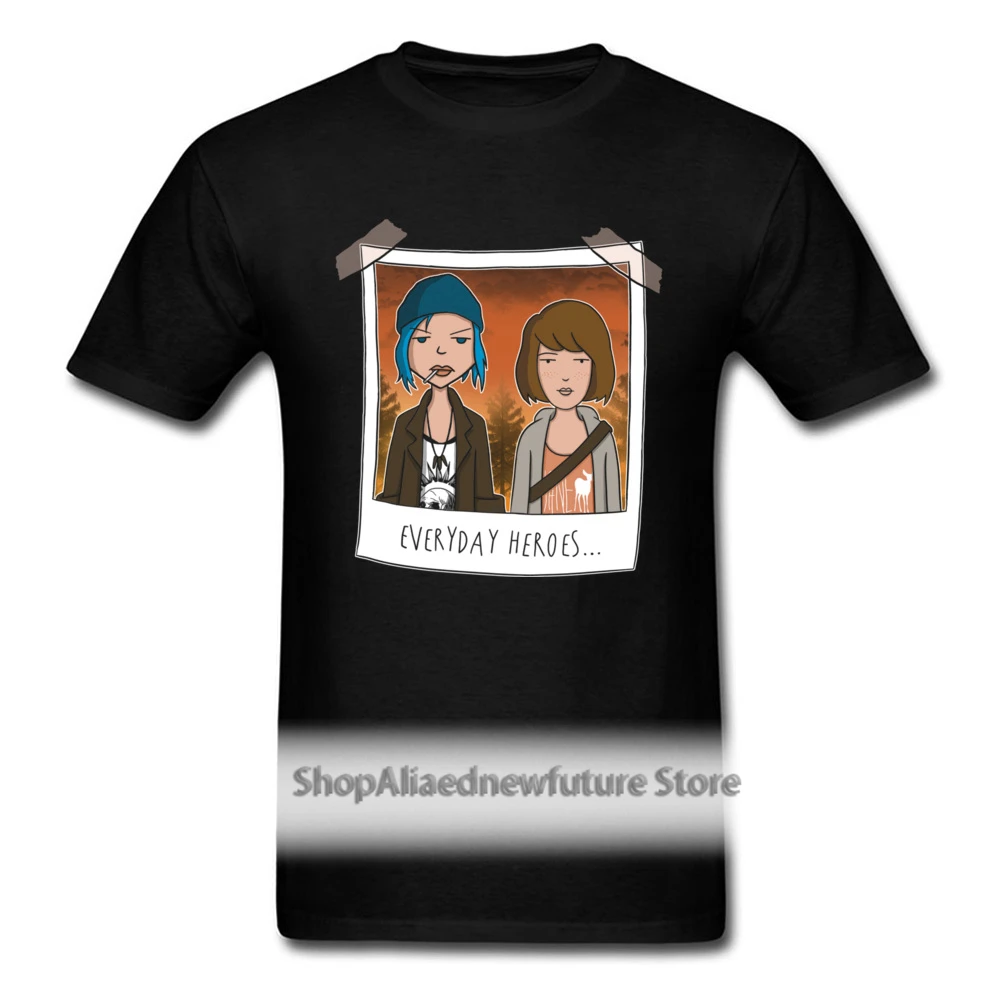 

Sick Strange World Tee Shirt For Man Photo Design Tops Mens Black Clothing Cotton T-shirt Character Friends Tshirts