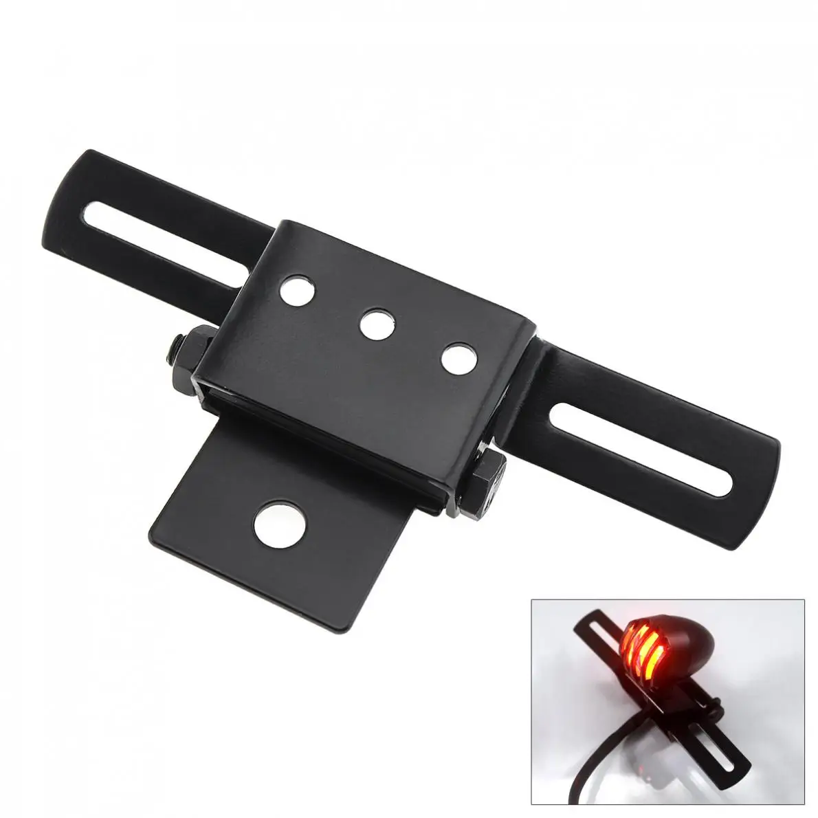 Регулируемый кронштейн для номерного знака мотоцикла из нержавеющей