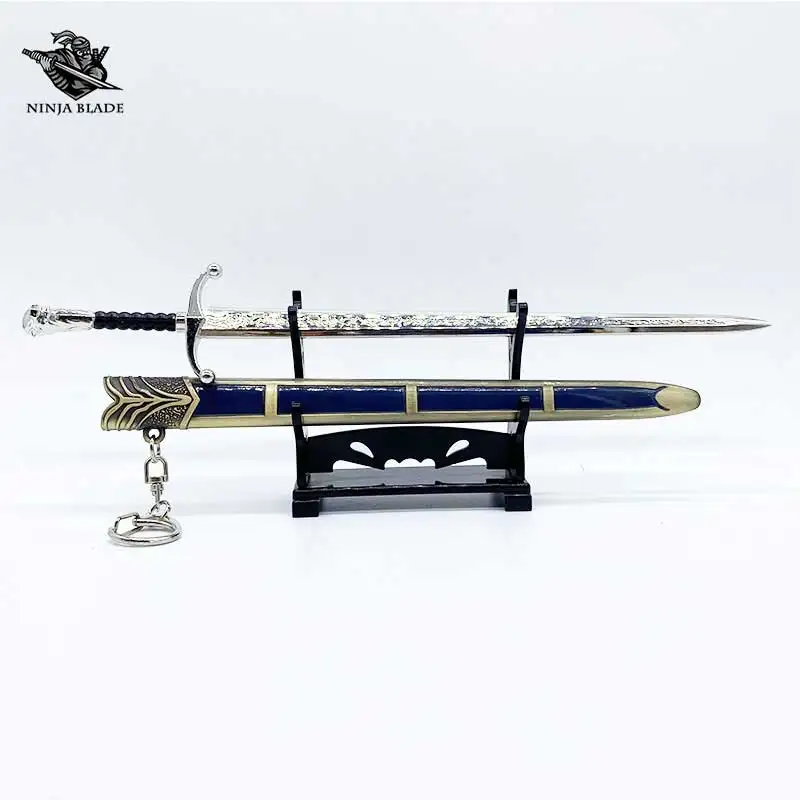 Маленький металлический брелок 22 см 8 7 дюйма с лезвием из меча валириана Джона