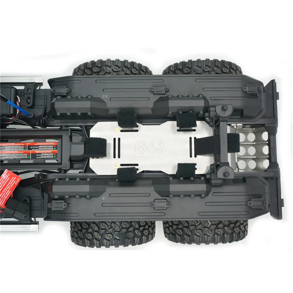Запасной батарейный отсек из нержавеющей стали для TRAXXAS TRX-6 G63 6X6 запчасти