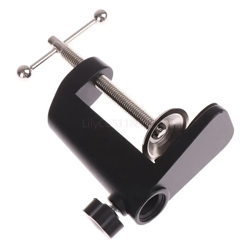 1PC Heavy-Duty Metal Table Mounting Clamp for Microphone Lamp Stand Holder | Электроника