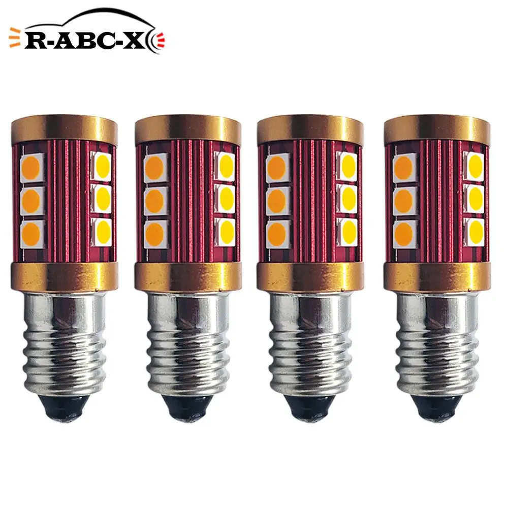 4 шт. 3030 12smd E10 обновленная светодиодная лампа фонарик сменная Рабочий фонарь с
