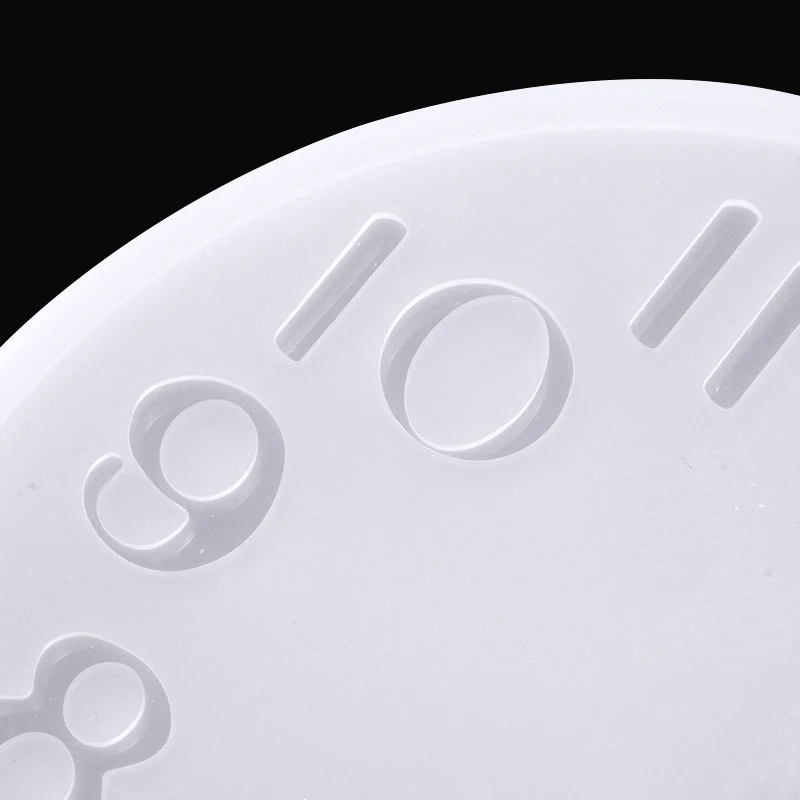 Силиконовая форма для часов с кристаллами рукоделия круглые формы диаметром 14 7