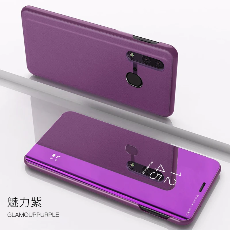 Для huawei Коврики 20 10 Pro P Smart четкое зеркало заднего вида 360 с подставкой откидной крышкой сенсорный чехол P20 Pro lite чехол