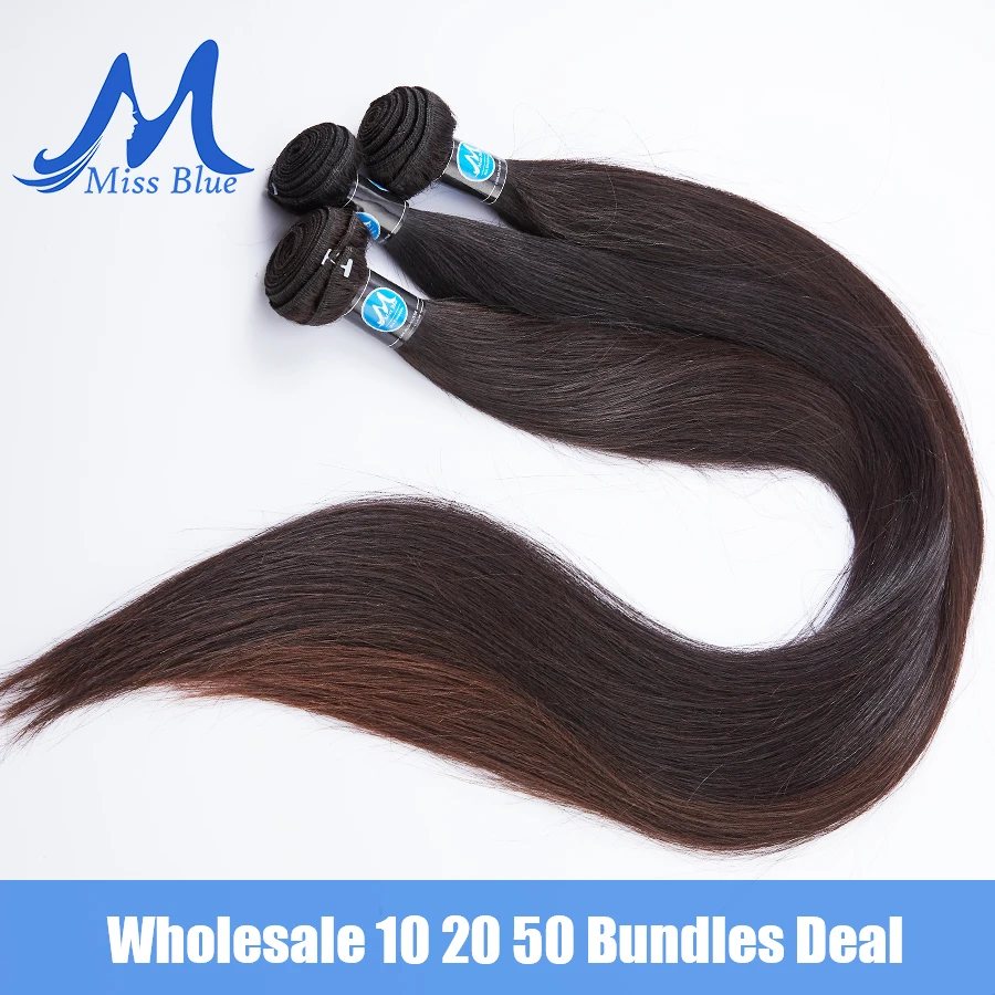 

Wholesale Brazilian Hair Weave Bundles Straight 10 20 50 Bundles Lots 100% Human Hair Bundles 30 32 38 40 Inches Remy Extensions