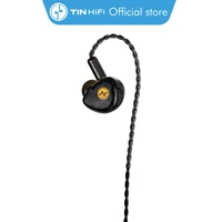 tinhifi t3 plus lcp diaphragm dynamic driver tin hifi in ear monitor earbud iems with detachable 2pin t1 t2 evo pro t4 p1
