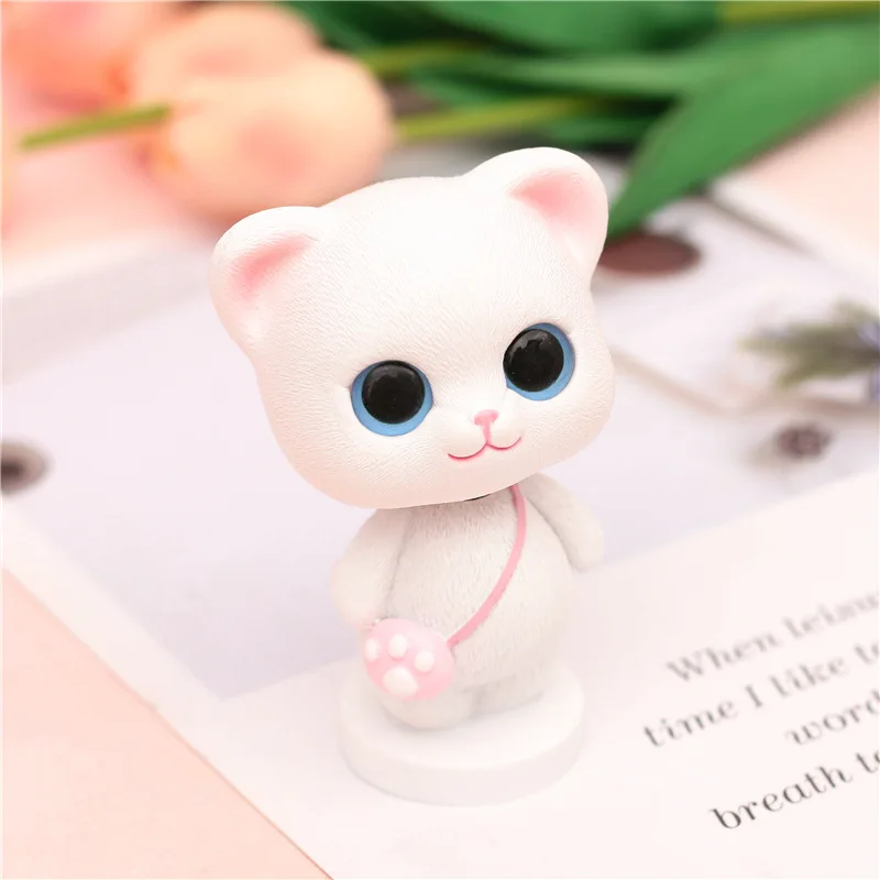2388D Милая машина украшения Bobblehead собака кивая игрушки для щенка приборной панели автомобиля Декор для дома авто украшение интерьера аксессуары - Название цвета: 2388D