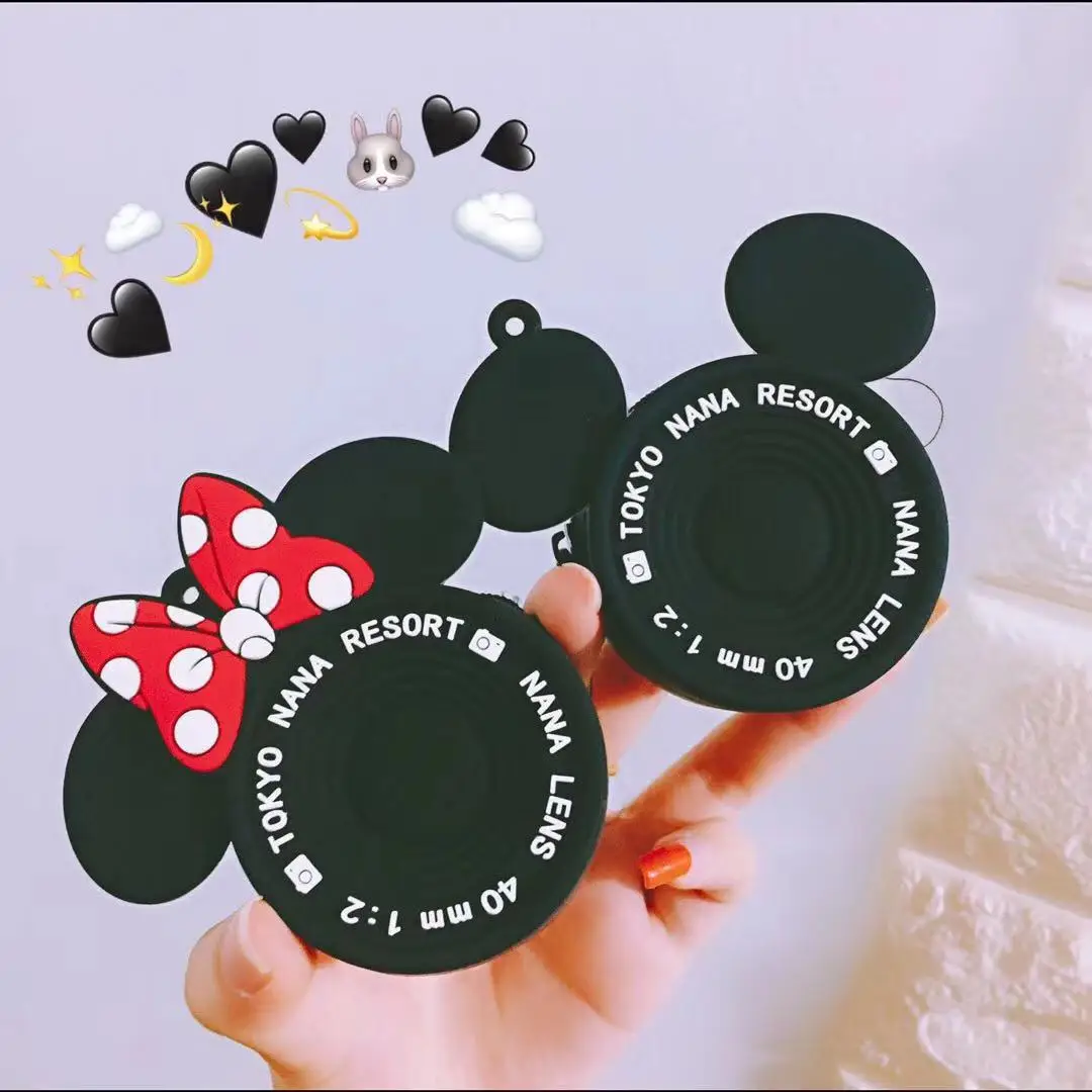 Мини-кошелек для монет с Микки и Минни мини-сумка хранения камерой мультяшным