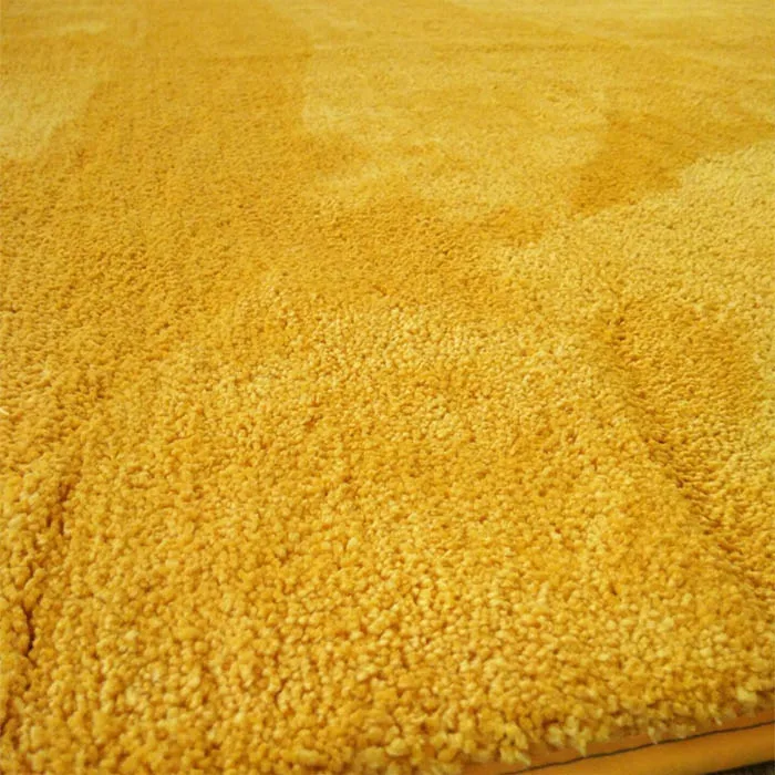 Желтый нескользящий ковер напольный водонепроницаемый коврик для спальни