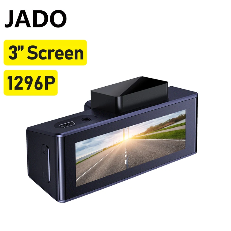 

Зеркало-видеорегистратор JADO, 3 дюйма, сенсорный экран, 1080P
