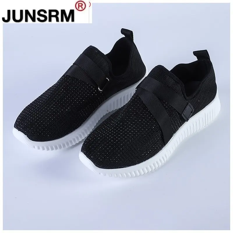 

Big Size 35-43 Women Sneakers Mesh Breathable Loafer Wedge Platform Run Casual Shoes Buckle Chunky Sneaker Black Pink Red