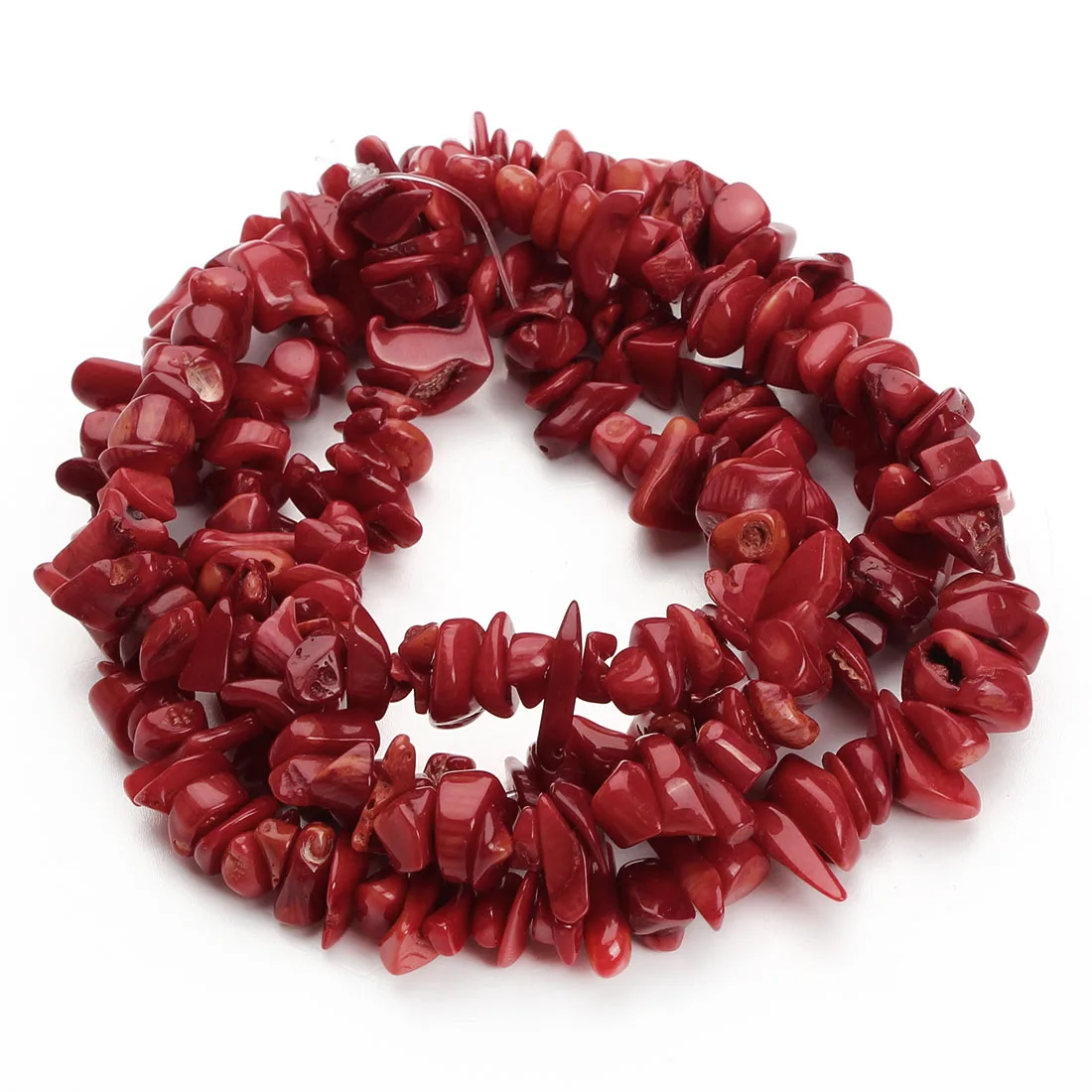 

1 Strand/Lot Red Coral Natural Stone Beads 5-8mm Irregular Gravel Spacer For DIY Necklace Jewelry Findings