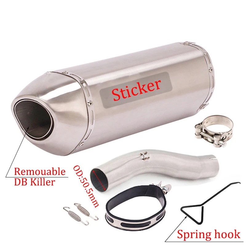 Слипоны для SUZUKI GSXR 600 750 GSXR600 GSXR750 K8 K9 L1 2008 - 2010 2009 глушитель выхлопной трубы