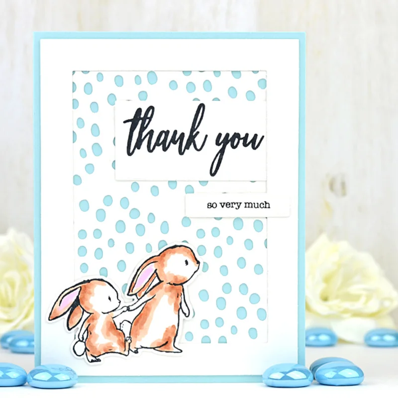 Металлические трафареты с узором в горошек для изготовления открыток новинка 2019