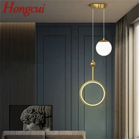 hongcui nordic pendant light fixtures led contemporary simple lamp decorative for home living room
