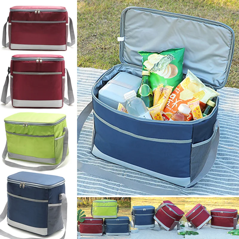 

Large Capacity Insulation Lunch Box Portable Oxford Cloth Lunch Cooler Bag EDF88