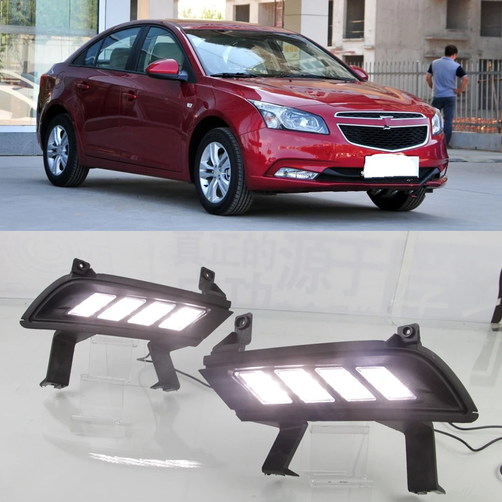 СВЕТОДИОДНЫЙ DRL Габаритные огни дневного света 12v abs колпак противотуманных фар с