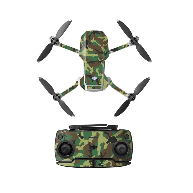 8-Green Camo Защитная пленка ПВХ наклейки водонепроницаемый царапинам Наклейки полное покрытие кожи Аксессуары для Mavic Mini - Цвет: 8-Green Camo