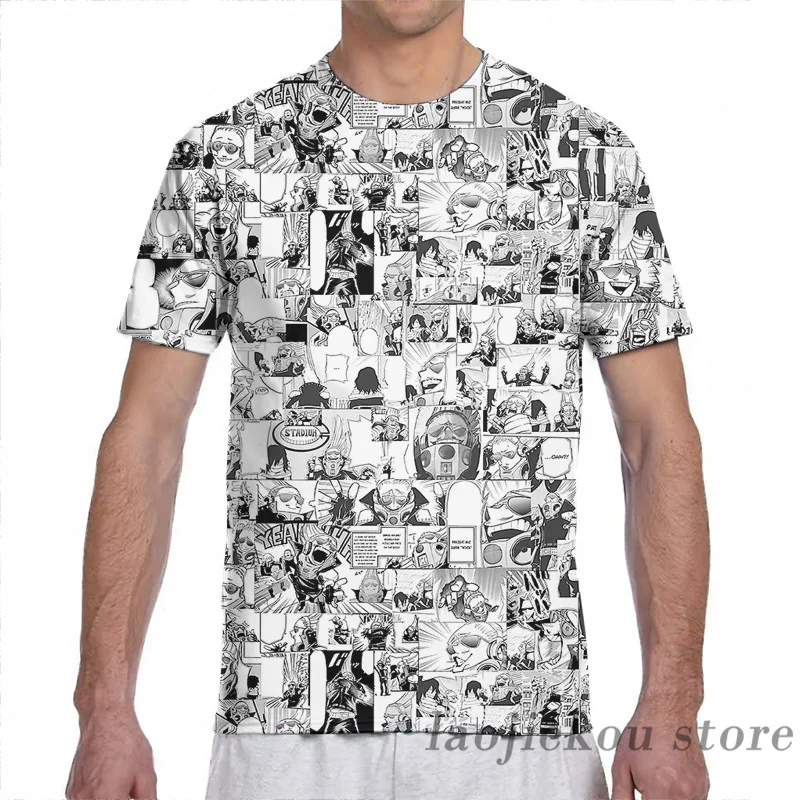 Футболка Мужская/Женская универсальная с принтом и коллажем микрофоном | Мужская