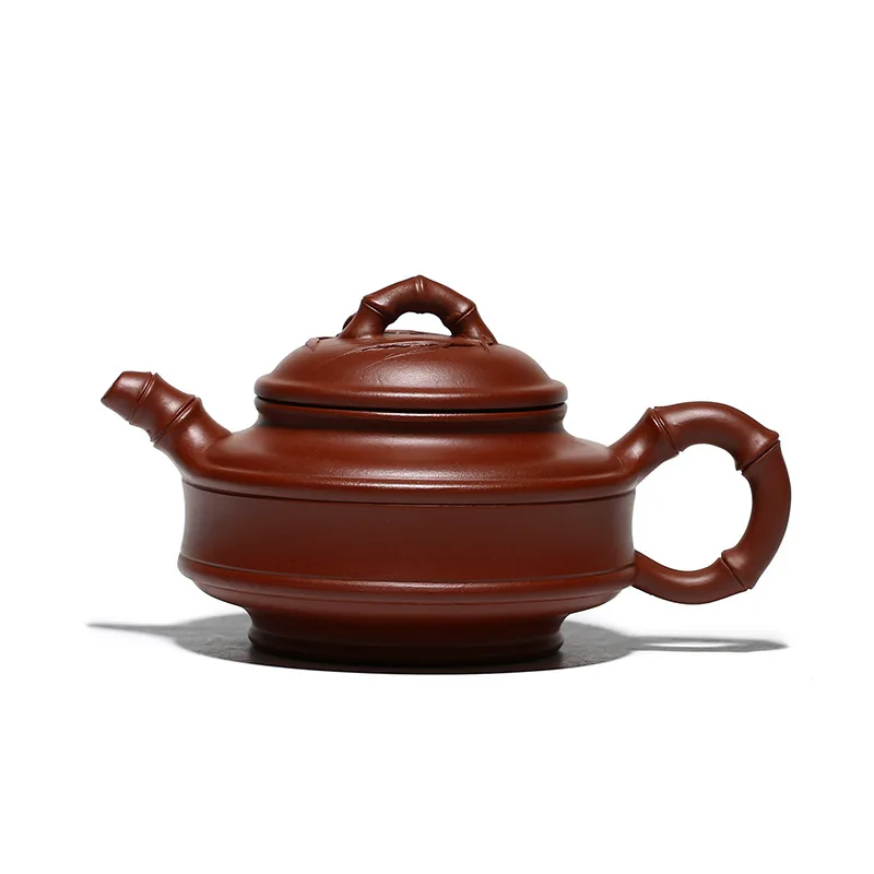

Double line bamboo drum teapot original Dahongpao traditional teapot
