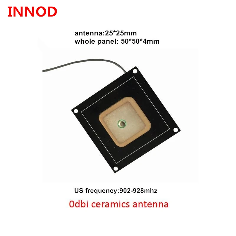 

micro 0dbi uhf rfid ceramic antenna High quality 5cm-1M read range sma/ipex small rfid antenna for embedded Android module