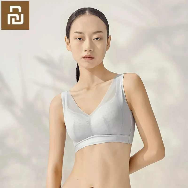

xiaomi youpin latex bra comfortable antibacterial non-wireless bra ladies stylish underwear high quality