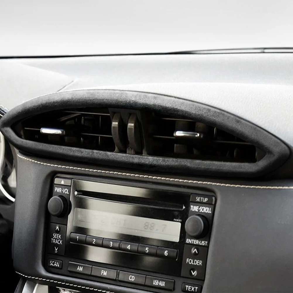 

Paste Air Outlet Panel Frame Soft Interior Decoration Full Wrap Car Central Control Accessories Sticker Scratch Proof Dustproof
