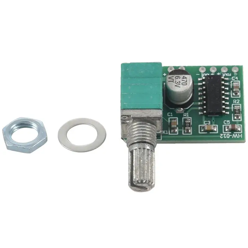 PAM8403 мини 5 в цифровой усилитель мощности плата с переключателем потенциометра